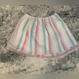 Colorful Striped girls size 5 Skirt